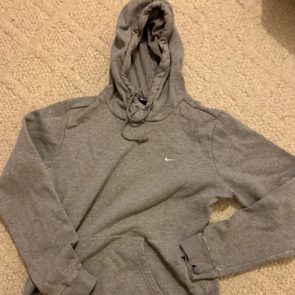 Gray Nike hoodie